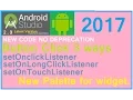 Android studio tutorial Simple button click example Learn in one multiple ways