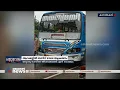 കാസർകോട് ആനക്കല്ലിൽ ബസിന് നേരെ ആക്രമണം ;ചില്ല് അടിച്ചു തകർത്തു
