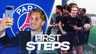Les premiers pas de Mika Godts au Paris Saint-Germain ! 🔴🔵