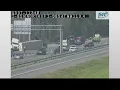 Overturned tractor trailer closes lanes on I-85 South in Gwinnett