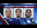 Three repeat offenders arrested in Springfield on firearm and drug charges