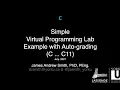 VPL and C C11 auto grading example