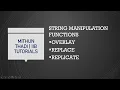 IIB Compute Node ESQL String Manipulation Functions OVERLAY REPLACE REPLICATE