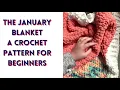 How to crochet an easy blanket for beginners Beginner Crochet Blanket Bernat Blanket Yarn
