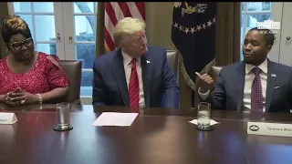 Terrence Williams with President Trump at the White House