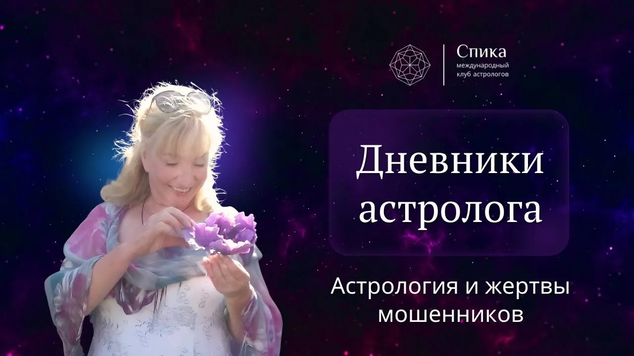 Дневники Астролога. Астрология и жертвы мошенников. Лектор - Тамара Юдина.