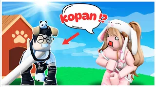 PRANK @Key_Tech_Tutorials  MENJADi GUGUK PELIHARAAN DIA DI ROBLOX