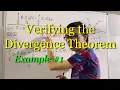 Calculus III Verifying the Divergence Theorem - Example