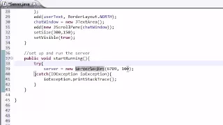 Intermediate Java Tutorial 40 Setting Up the Server