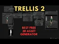Best FREE 3D AI Model Generator Microsoft Trellis 2 Local ComfyUI Tutorial