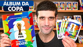 COMPREI O ÁLBUM DA COPA DO MUNDO 2026!