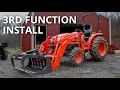 How To Install Summit 3rd Function Kit - Kubota L3901 L3301 L2501 L3200 Tractor