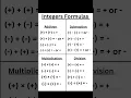 Download Lagu #integers #integersformula #maths #shorts #viralshort #youtubeshorts #mathsformula