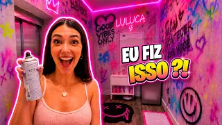 NÃO ACREDITO NO QUE FIZ NA MINHA CASA | Luluca