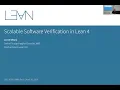 Software Verification in Lean - Leo de Moura