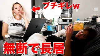 【検証】タナカガの家に無断で居座り続けたらいつブチギレる？