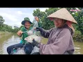 Download Lagu Rainy Day, Going to the Garden Pond, Spreading the Net and Catching Many Big Fish_Fried Fish with...