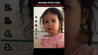 Ranking Funny Kids Reactions To Newborn Babies 