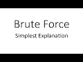 Brute Force Algorithms in DAA