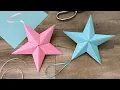3D Star Ornament Paper Craft Ideas