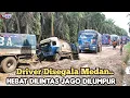 Download Lagu Momen Langka, Driver Kota muatan Cpo Terpaksa Adu nyali Di kubangan Lumpur
