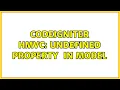 Codeigniter HMVC Undefined property db in model 2 Solutions