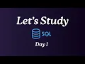 Let s Study Day 1 Learning SQL from SQLBolt Part 1