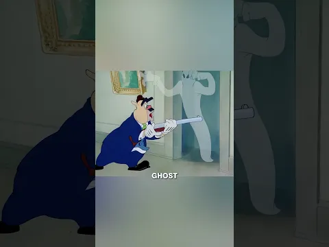 This ghost was actually afraid of a little mouse!