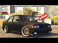 Sentinel Classic is FREE in GTA 5 Online Aggressive Customization Review BMW E30 M3