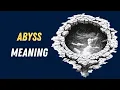Abyss Meaning in English Abyss Definition Examples Easy Vocabulary