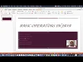 java 006 in java types of operators