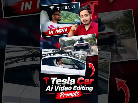Viral Tesla Car AI Video Editing Tutorial | Tesla Flying Car AI Video Prompt | Viral AI Video Prompt