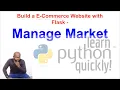 Python Tutorial in Tamil E-Commerce Website with Flask - Market Place Management