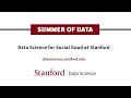Stanford Data Science Summer of Data 2020