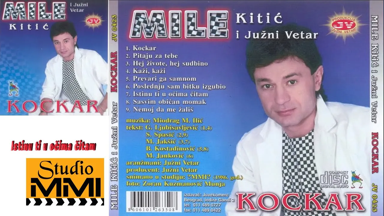 MIle Kitic i Juzni Vetar - Istinu ti u ocima citam (Audio 1986)