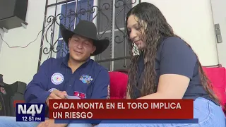 Jinete de toros salvadoreños | Noticias 4 Visión | El Salvador