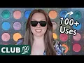 What 100 Uses Looks Like on 19 Makeup Products Club 100