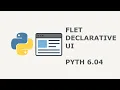 27 Declarative UI in Flet Using use - state React-Style Components PYTH 6 04