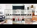 Before You Buy That Leather Sofa Watch This First Home Decor 101