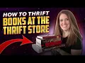 How to Thrift Books at the Thrift Store Flipping With Amanda