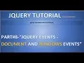 Part 8 - Jquery Events