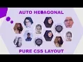 Auto Hexagonal CSS Layout PURE CSS Tutorials Media Query