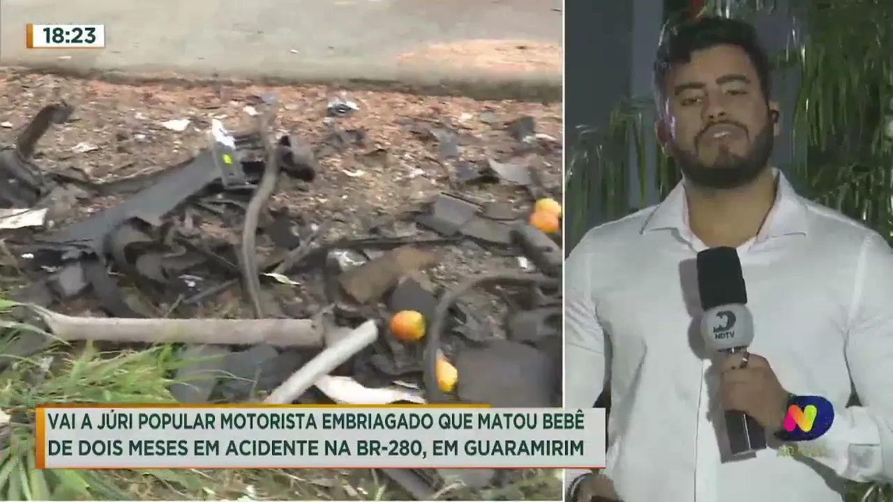 Motorista que matou bebê de dois meses em acidente vai a júri popular