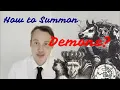 How to Summon Demons Magic Theory