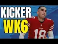 Top 3 Fantasy Football Kicker Streamers MUST Start Week 6 Rankings and Tiers List