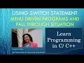 Menu driven programs using switch Useful for BCA Btech BSc students
