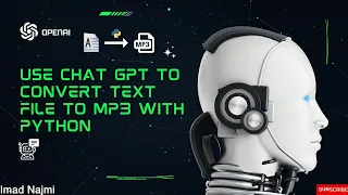 How to use ChatGPT to write code Create a python app to convert text to MP3 files