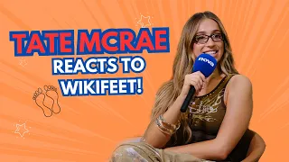 TATE MCRAE interview The internet rating her feet her 1st love song the haters