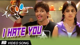 i hate you full hd video song happy movie allu arjun genelia