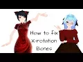 MMD HELP How to Fix X-rotation Bones